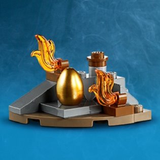 LEGO Harry Potter 75946 Ungarischer Thunder-tailed Drachen: Three Wizards Tournament