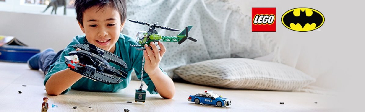 LEGO Superhelden 76120 Batmans Flugzeug und The Riddlers Theft 