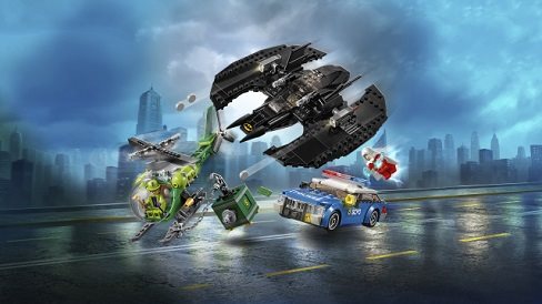 LEGO Superhelden 76120 Batmans Flugzeug und The Riddlers Theft 