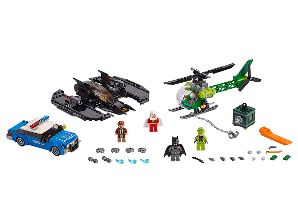 LEGO Superhelden 76120 Batmans Flugzeug und The Riddlers Theft 