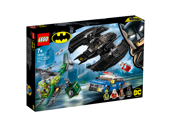 LEGO Superhelden 76120 Batmans Flugzeug und The Riddlers Theft 