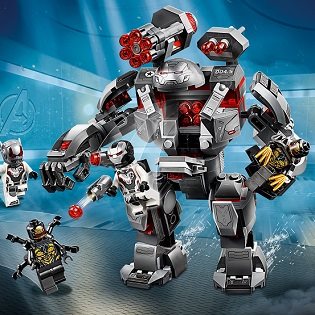  LEGO Superhelden 76124 Kriegsmaschine im Roboteranzug