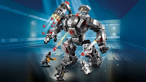  LEGO Superhelden 76124 Kriegsmaschine im Roboteranzug