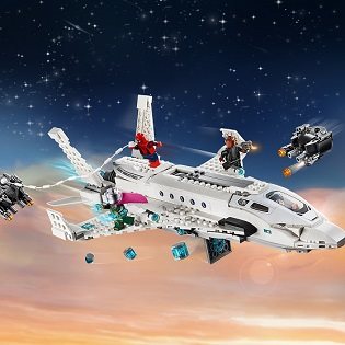  LEGO Superhelden 76130 Tony Stark Jet- und Drohnenangriff 
