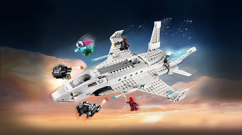  LEGO Superhelden 76130 Tony Stark Jet- und Drohnenangriff 