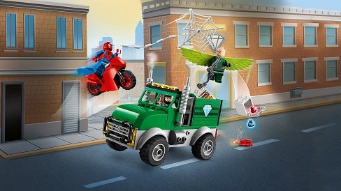 LEGO Super Heroes Vulture a přepadení kamionu LEGO Super Heroes 76147 Vulture a prepadnutie kamióna