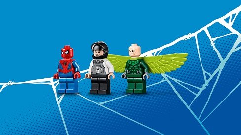 LEGO Super Heroes Vulture a přepadení kamionu LEGO Super Heroes 76147 Vulture a prepadnutie kamióna