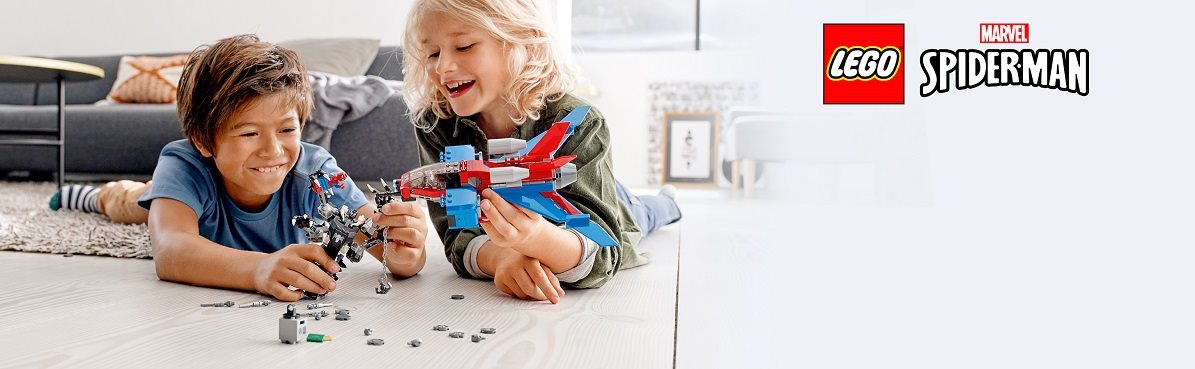 LEGO Super Heroes Spiderjet Venom robotja ellen