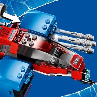LEGO Super Heroes Spiderjet Venom robotja ellen 