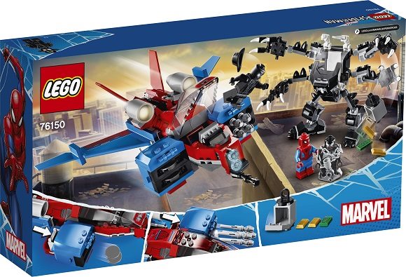 LEGO Super Heroes Spiderjet Venom robotja ellen 