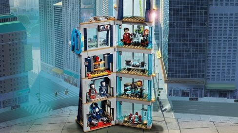 LEGO Super Heroes 76166 Avengers Tower Battle 