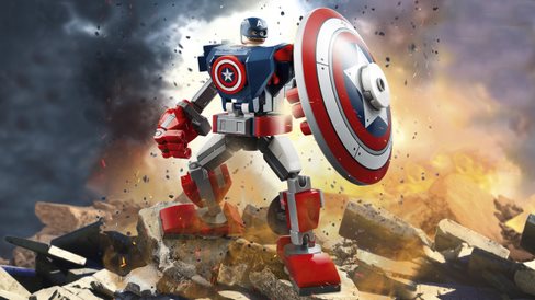 LEGO Super Heroes 76168 Captain America in an armored robot LEGO Super Heroes 76168 Captain America in an armored robot