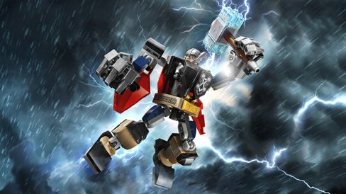 LEGO Super Heroes 76169 Thor in an armored robot