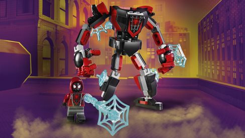 LEGO Super Heroes 76171 Miles Morales in an armored robot