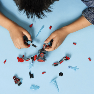 LEGO Super Heroes 76171 Miles Morales in an armored robot