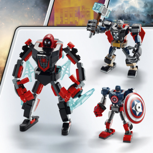 LEGO Super Heroes 76171 Miles Morales in an armored robot