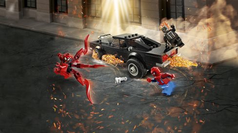 LEGO Super Heroes 76173 Spider-Man and Ghost Rider Vs. Carnage 
