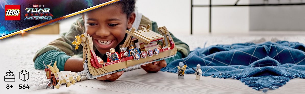 LEGO Marvel 76208 Schiff mit Ziegenwagen 