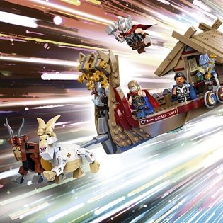 LEGO Marvel 76208 Schiff mit Ziegenwagen 
