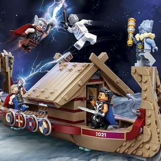 LEGO Marvel 76208 Schiff mit Ziegenwagen 