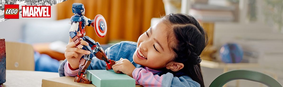 LEGO Marvel 76258 Captain America Buildable Figure LEGO Marvel 76258 Captain America Buildable Figure