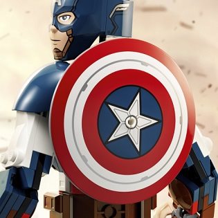 LEGO Marvel 76258 Captain America Buildable Figure LEGO Marvel 76258 Captain America Buildable Figure