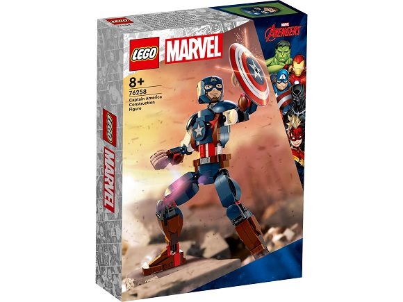 LEGO Marvel 76258 Captain America Buildable Figure LEGO Marvel 76258 Captain America Buildable Figure