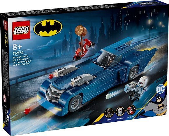 LEGO® DC Batman™ 76274 Batman™ a Batmobil vs. Harley Quinn a Mr. Freeze™