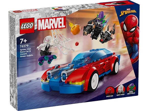 LEGO® Marvel 76279 Spider-Mans Rennauto & Venom Green Goblin