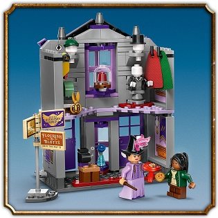 LEGO Stavebnica Harry Potter™ 76439 Ollivanderův obchod a Obchod madame Malkinové