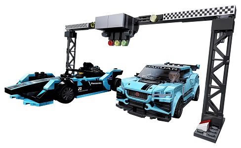  LEGO Speed Champions 76898 Panasonic Jaguar Racing GEN2 car & Jaguar I-PACE eTROPHY