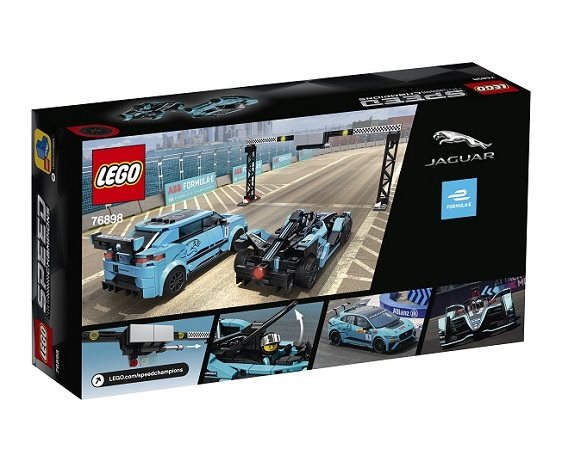  LEGO Speed Champions 76898 Formula E Panasonic Jaguar Racing GEN2 car & Jaguar I-PACE eTROPHY