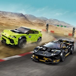 LEGO Speed Champions 76899 Lamborghini Urus ST-X & Lamborghini Huracán Super Trofeo EVO LEGO Speed Champions 76899 Lamborghini Urus ST-X & Lamborghini Huracán Super Trofeo EVO