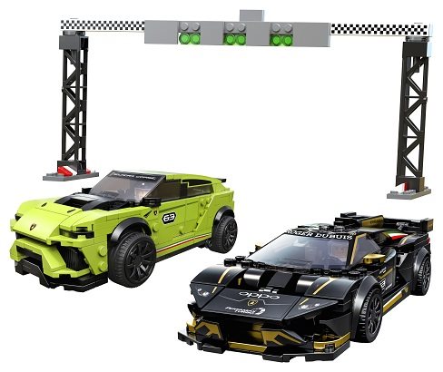 LEGO Speed Champions 76899 Lamborghini Urus ST-X & Lamborghini Huracán Super Trofeo EVO LEGO Speed Champions 76899 Lamborghini Urus ST-X & Lamborghini Huracán Super Trofeo EVO