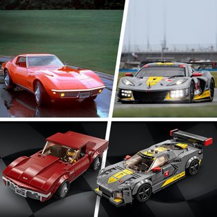 LEGO Speed Champions 76903 Chevrolet Corvette C8.R and 1968 Chevrolet Corvette