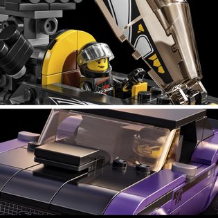 LEGO Speed Champions 76904 Mopar Dodge // SRT Top Fuel Dragster a 1970 Dodge Challenger T / A