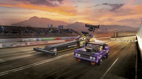 LEGO Speed Champions 76904 Mopar Dodge // SRT Top Fuel Dragster a 1970 Dodge Challenger T / A