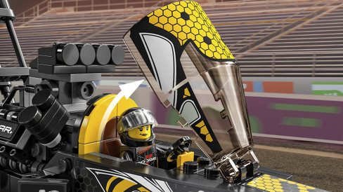 LEGO Speed Champions 76904 Mopar Dodge // SRT Top Fuel Dragster a 1970 Dodge Challenger T / A