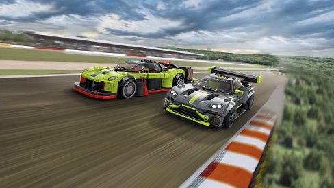 LEGO Speed Champions 76910 Aston Martin Valkyrie AMR Pro and Aston Martin Vantage GT3