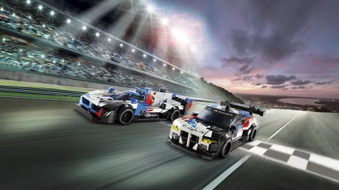 LEGO stavebnica LEGO® Speed Champions 76922 Závodné autá BMW M4 GT3 a BMW M Hybrid V8