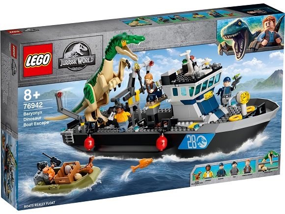 LEGO Jurassic World 76942 Baryonyx Dinosaur Boat Escape LEGO Jurassic World 76942 Baryonyx Dinosaur Boat Escape