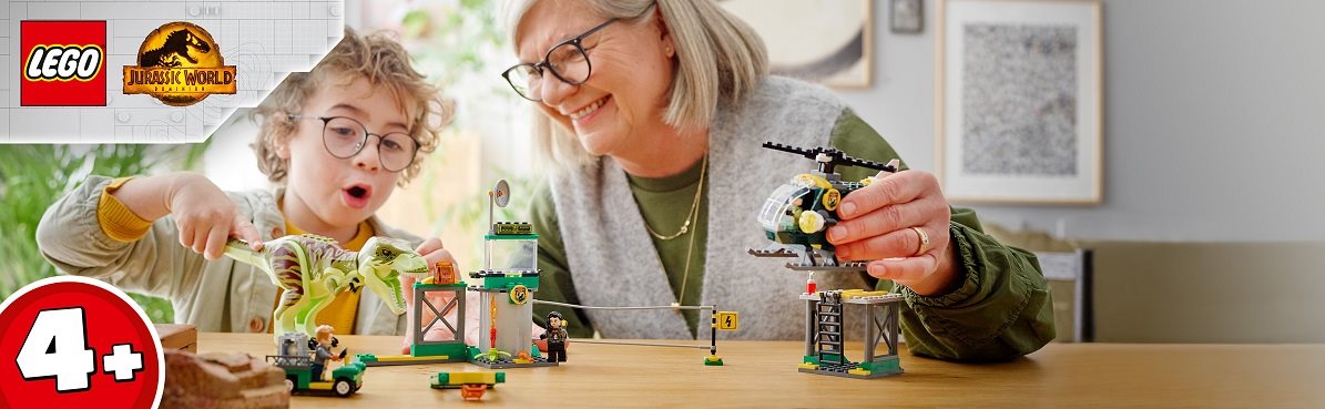 Stavebnica LEGO Jurassic World 76944 - Únik T-rexa Stavebnica LEGO Jurassic World 76944 - Únik T-rexa