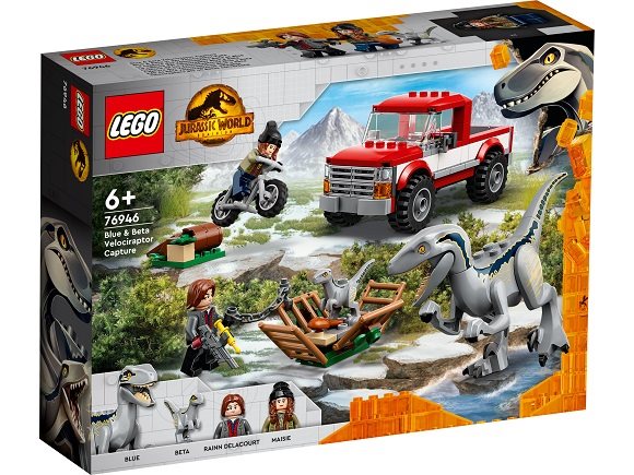 LEGO Jurassic World 76946 Catching the Velociraptors Blue and Beta LEGO Jurassic World 76946 Catching the Velociraptors Blue and Beta