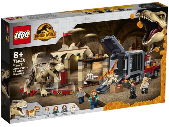 LEGO® Jurassic World™ 76948 Escape of the T-rex and Atrociraptor LEGO® Jurassic World™ 76948 Escape of the T-rex and Atrociraptor