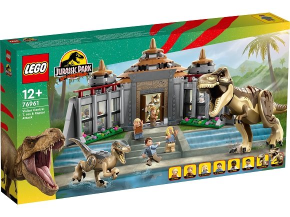 LEGO Jurassic World 76961 Visitor Centre: attack of the T-rex and raptor