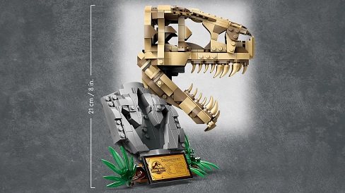 LEGO stavebnica Jurassic World 76964 Dinosaurie fosílie: Lebka T-rexa