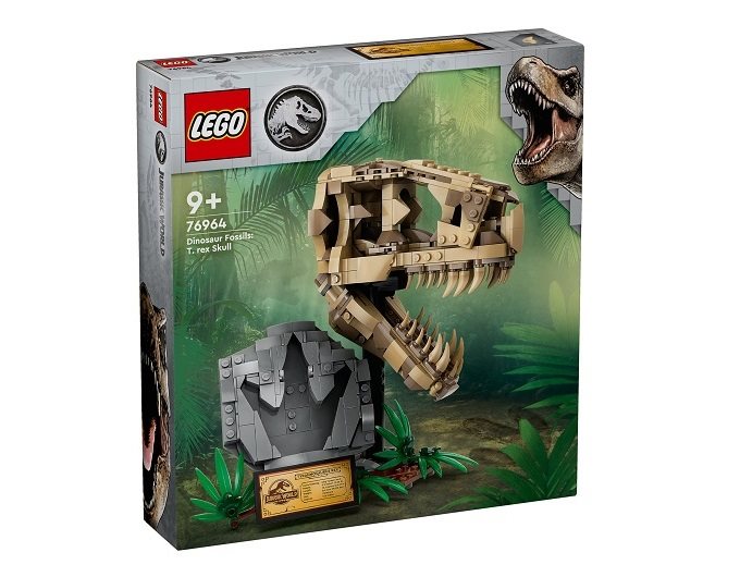 LEGO stavebnica Jurassic World 76964 Dinosaurie fosílie: Lebka T-rexa