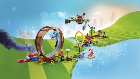 LEGO Sonic The Hedgehog 76994 Sonic's Loop Challenge in the Green Hill Zone