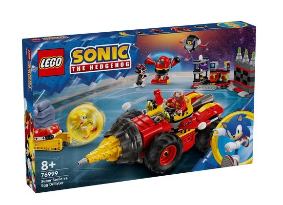 LEGO Sonic The Hedgehog 76999 Super Sonic vs. Egg Drillster