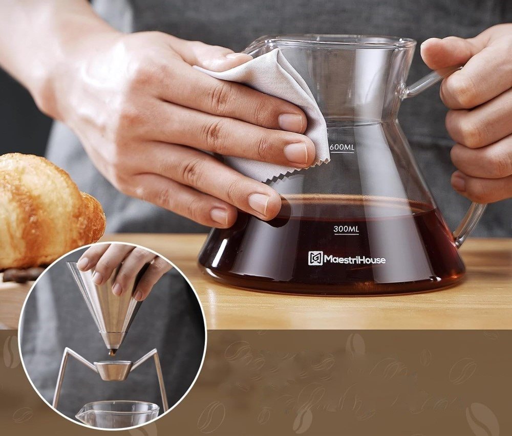 Prekvapkávač Maestri House Pour Over Coffee Maker na kávu